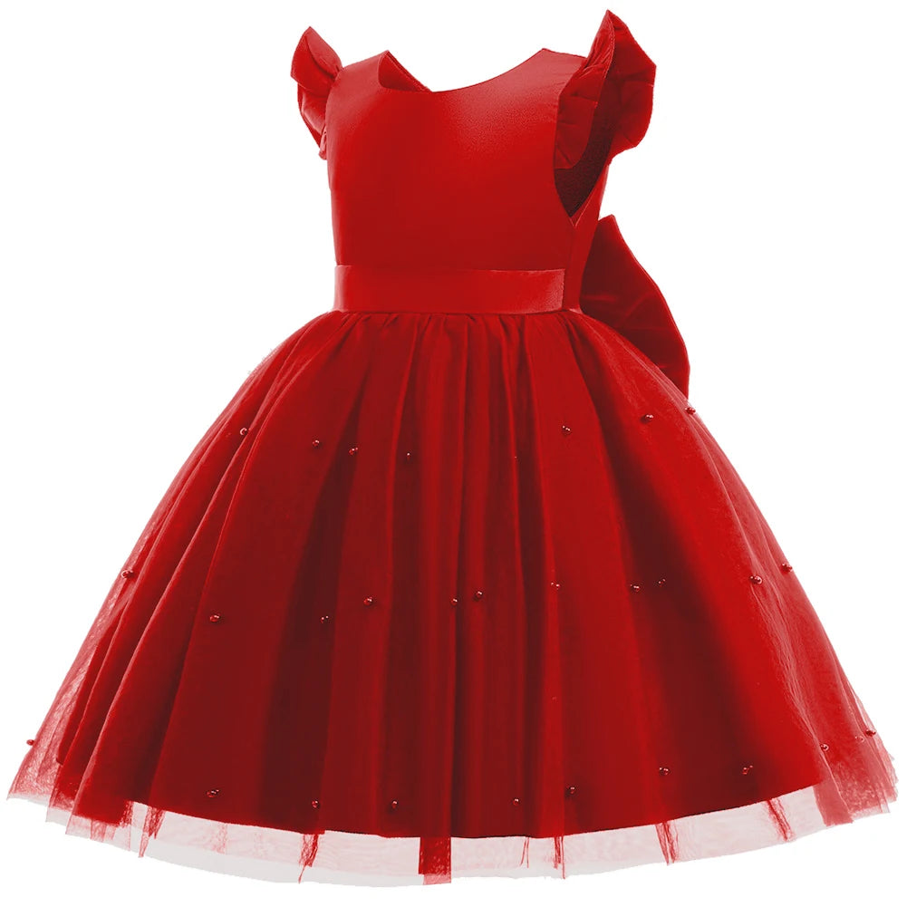 Elegant Bow Princess Party Dress