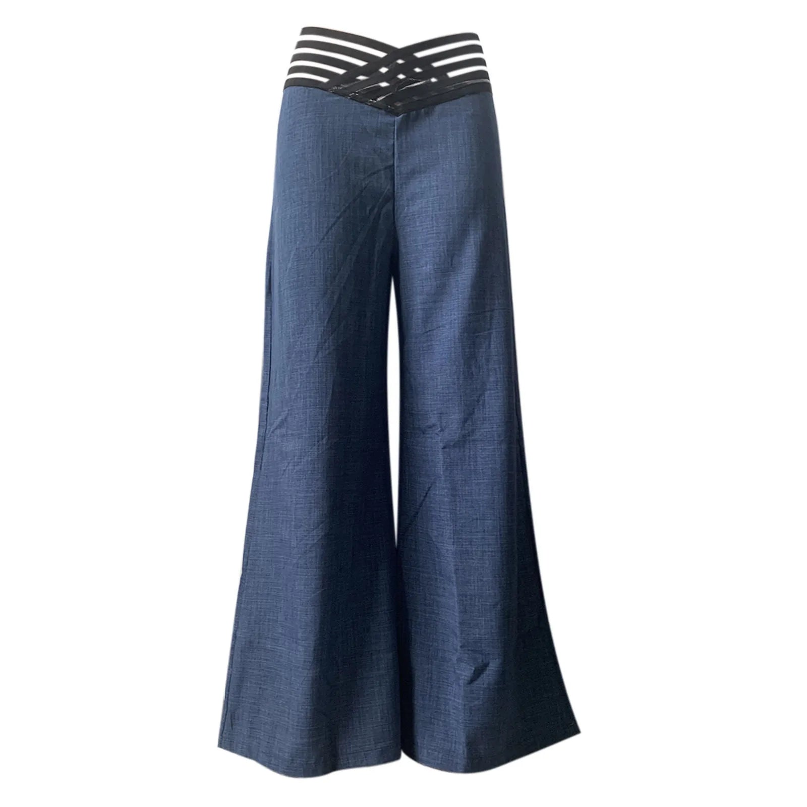 Elegant High Waist Flare Pants