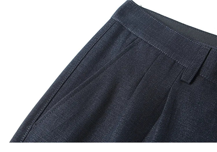 Double Pleated Smart Casual Trousers