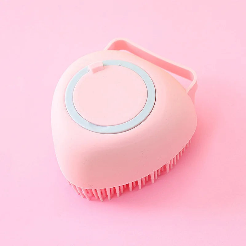 Pet Accessories for Dogs Shampoo Massager Brush Bathroom Puppy Cat Massage Comb Grooming Shower Brush for Bathing Soft Brushes