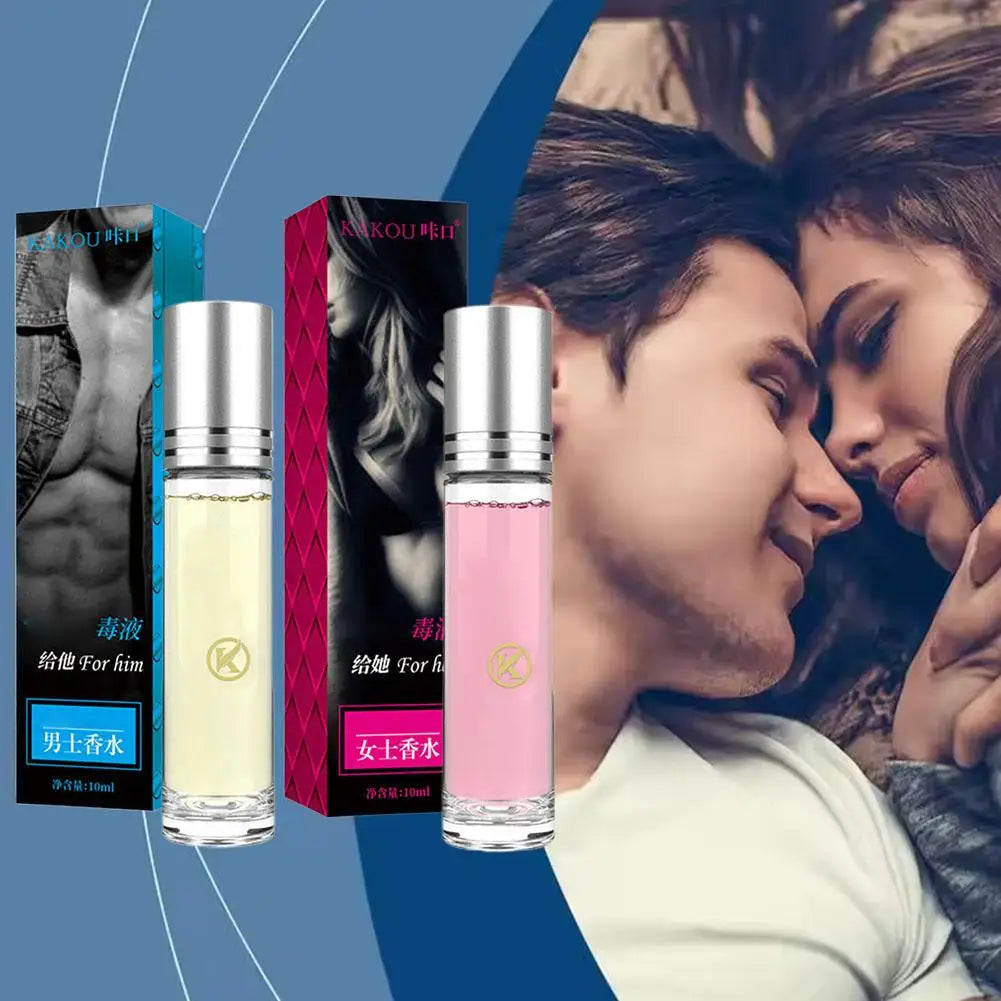 10ml Pheromone Temptation Lasting Dating Ball Body Parfum Mini Portable Unisex Roll On Eau De Toilette Fresh Natural Fragrance