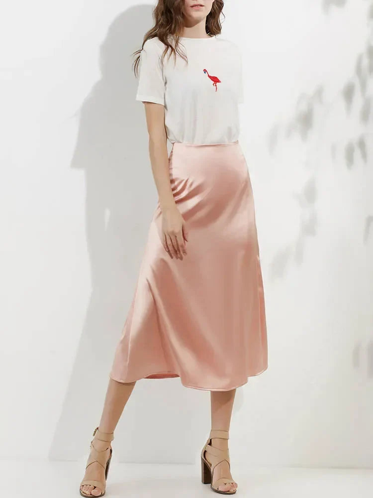 Silk Satin Skirts Premium Edition