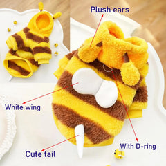 Color Block Winter Puppy Hoodie