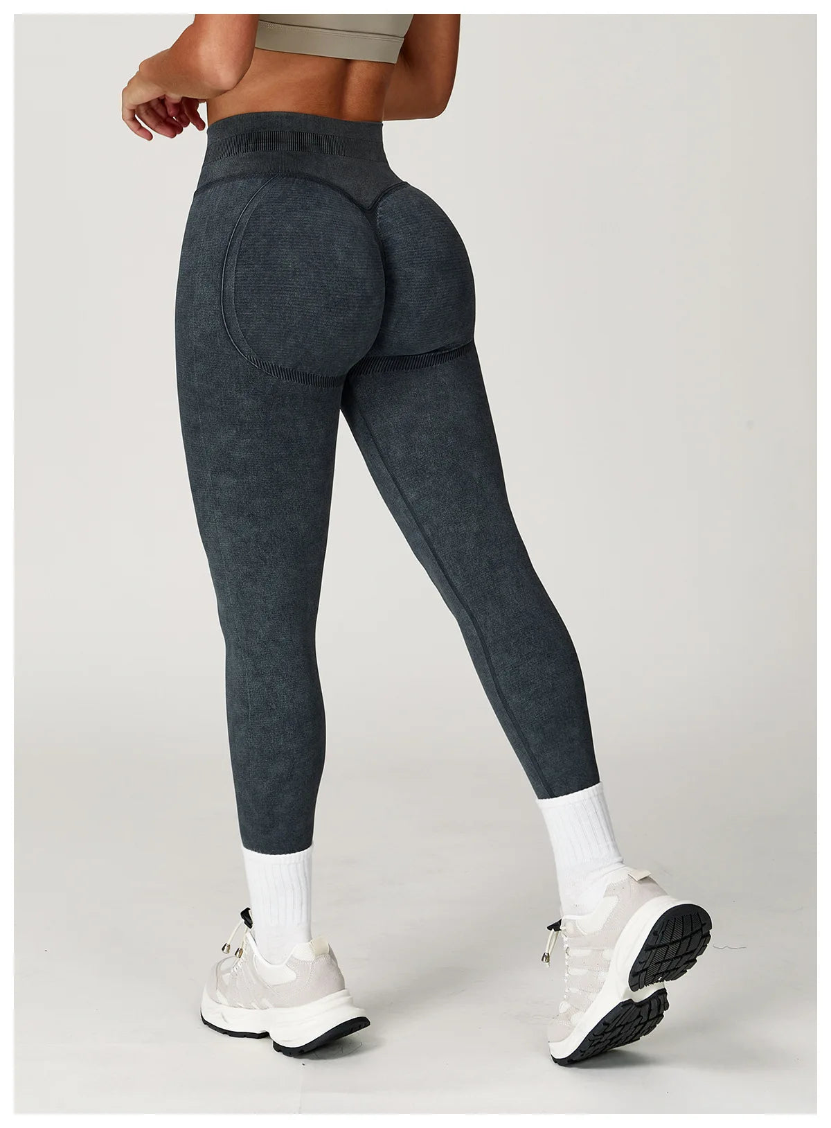 Solid Color Women Yoga Pants High Waist Stretch Gym Leggings Fitness Running Trousers