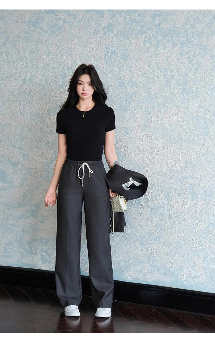 Elegant Peaked Lapel Suit Set