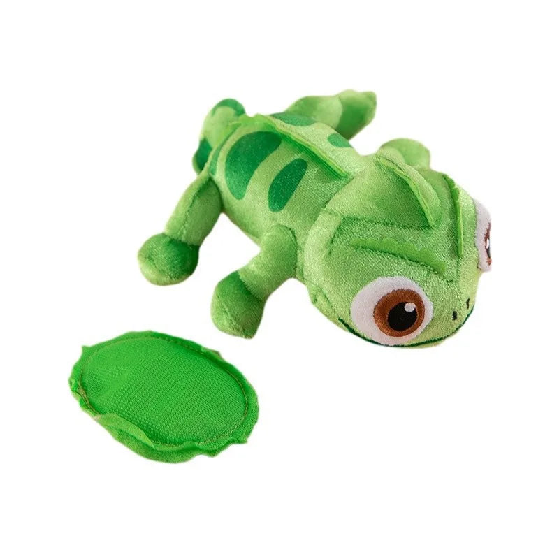 Cute Chameleon 15cm plush Sit on Shoulders Plush Toys Stuffed Creative Lizard Doll Clothing Accessories for Kid Birthday Gift