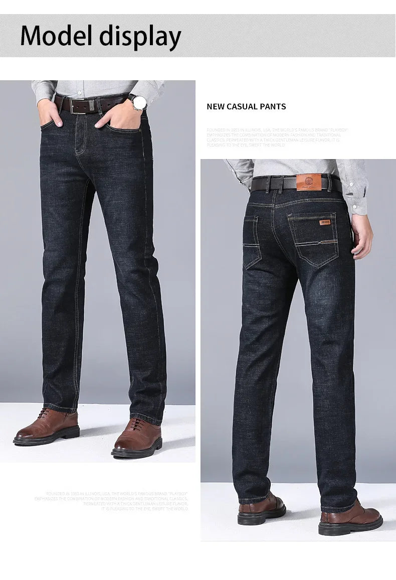 Slim Straight Business Denim