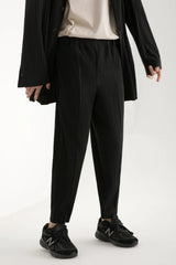 Japanese Pleated Streetwear Suit Pants