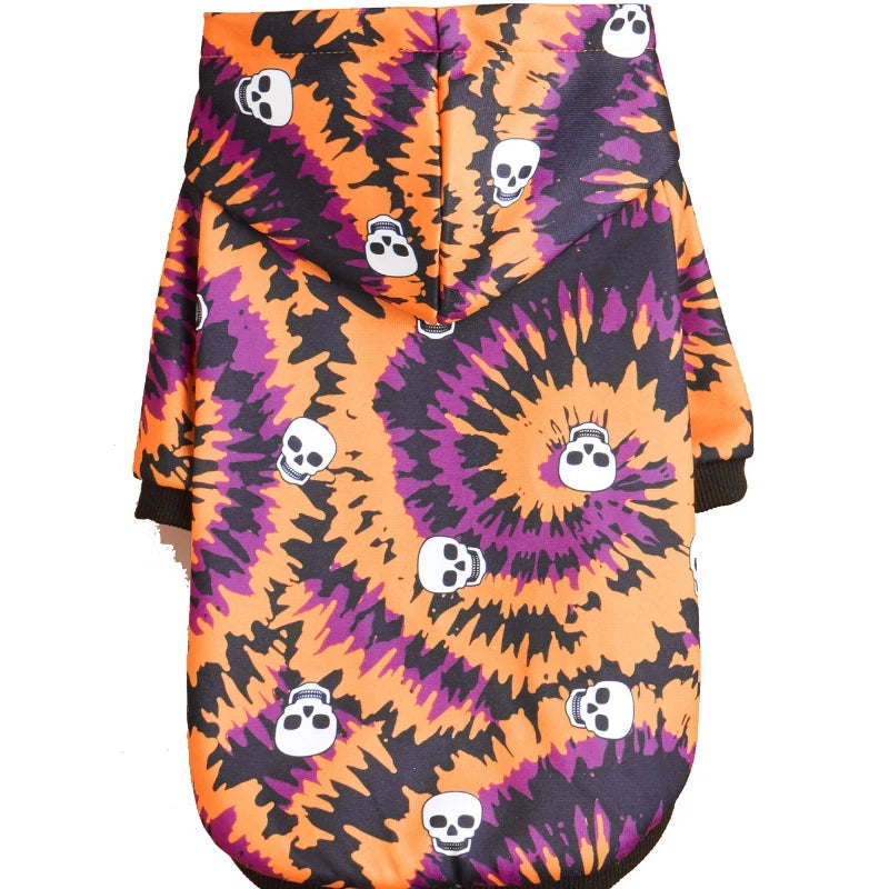 Halloween Print Pet Hoodie Sweatshirt