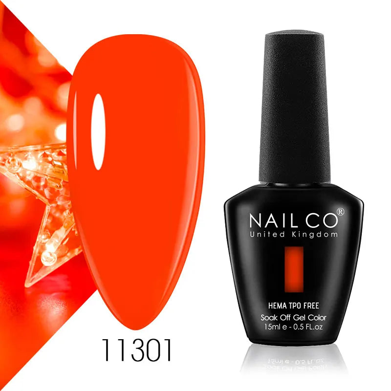 NAILCO 15ml Nail Gel Polish Semi Permanent UV Varnish Nails Art Gel Vernis Manicure TOP BASE Nails Products Supplies Equipment