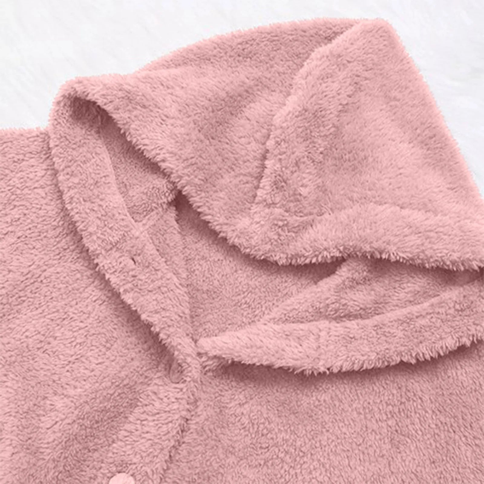 Plush Asymmetric Winter Casual Coat