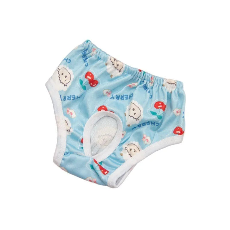 Pet Safety Pants Dog Physiological Pants Puppy Menstrual Sanitary Pants Aunt Pants Anti-harassment Printed Cute Underwear