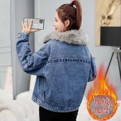 Coats Jean Jackets Women 2025 Winter Denim Jacket Designer Very Warm Latest Fashion High Quality Woman Coat Overcoat Cowgirl