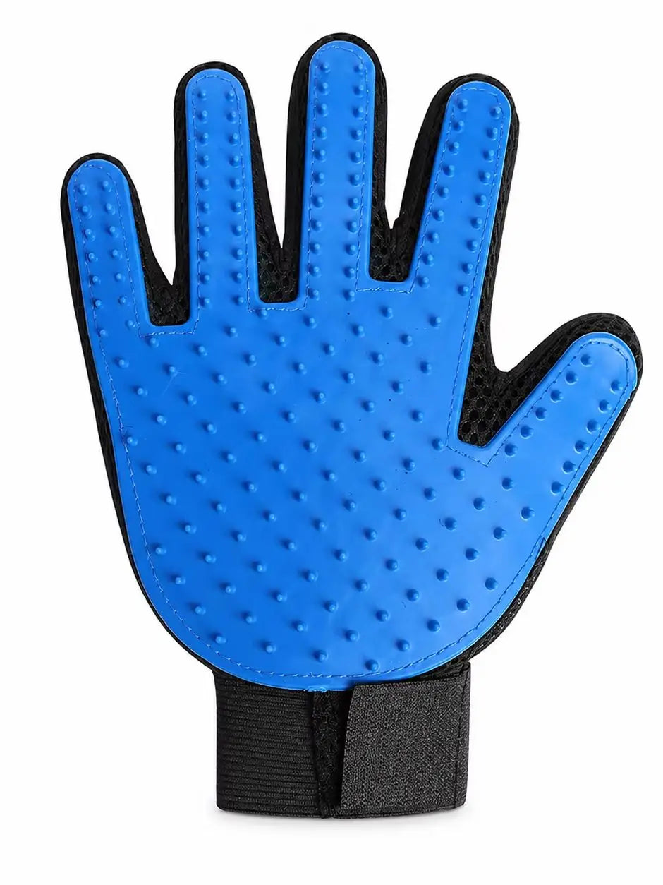 Pet Grooming Glove Cat Dog Deshedding Brush Hair Removal Massage Glove for Long Short Hair Pets