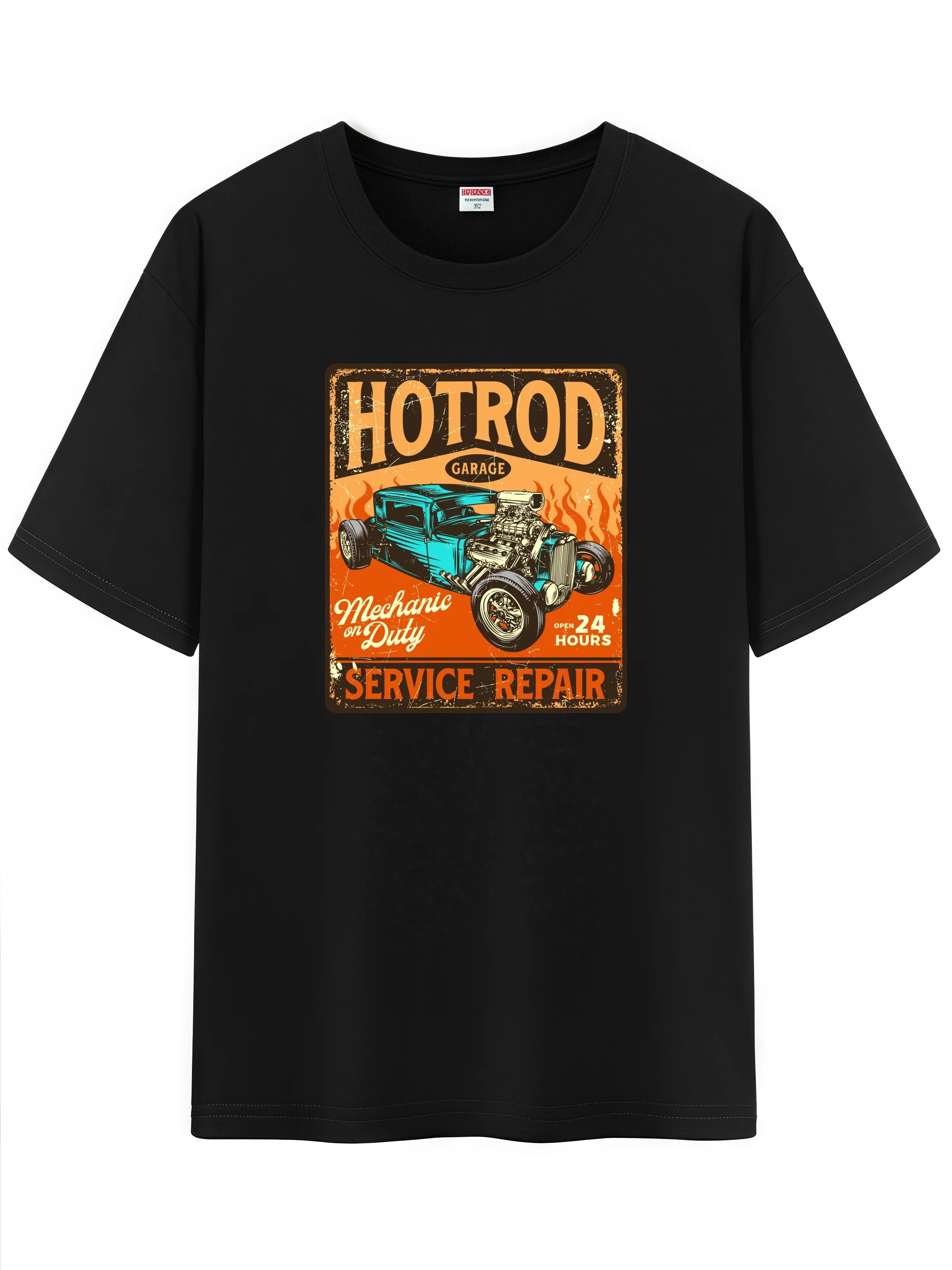 Retro Cartoon Graphic Crew Tee