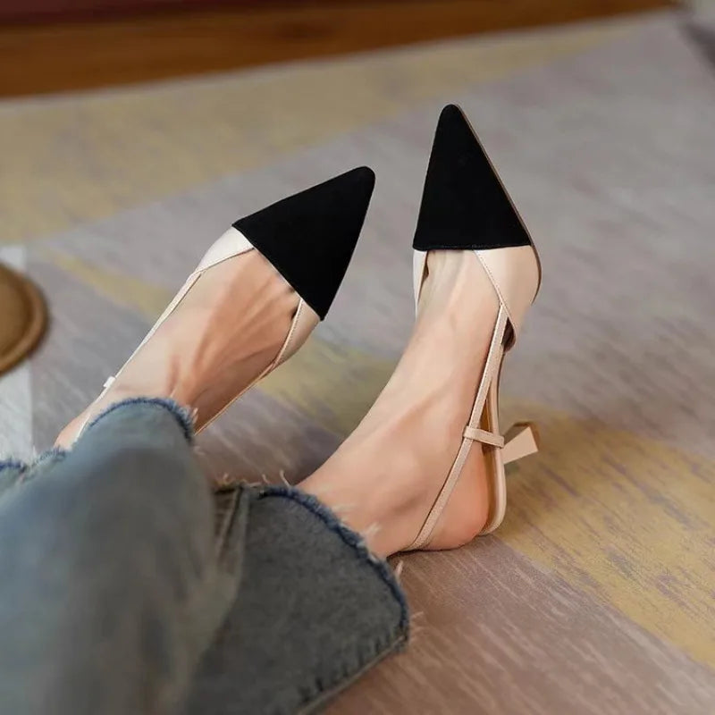 High Heels Summer New Arrival Fashion Buckle Pointed Heel Sandals Women Comfort Simplicity Stilettos Sandalias De Mujer