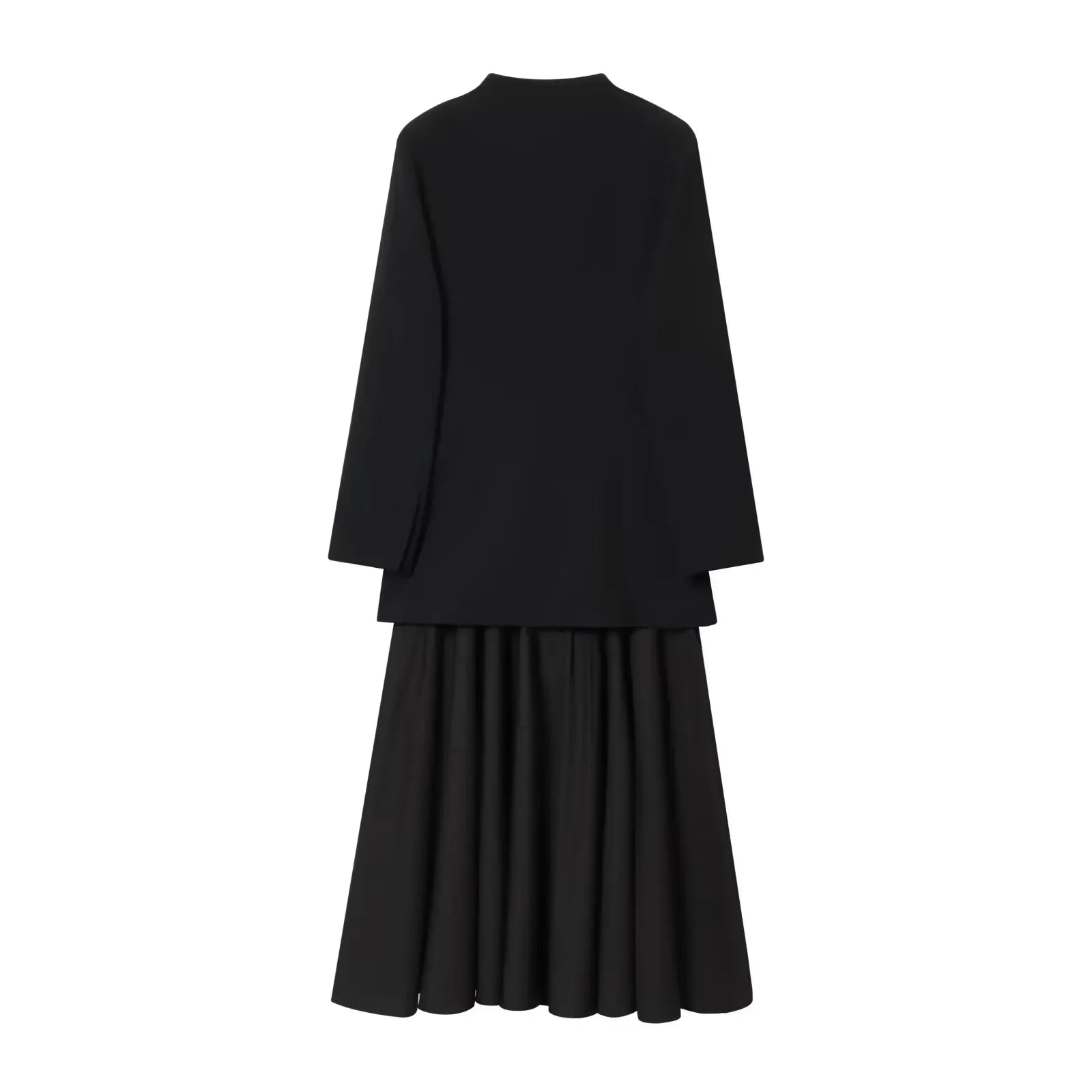 Chic Blazer Style Midi Dress