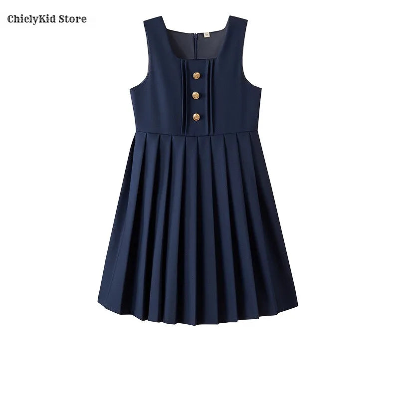 British Style Kids Vest Suit