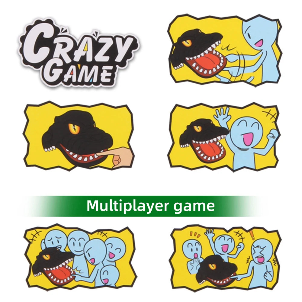 Crocodile Teeth Toys Alligator Biting Finger Dentist Classic Family Games Party Pranks Children's Lucky Game Decompression Toy