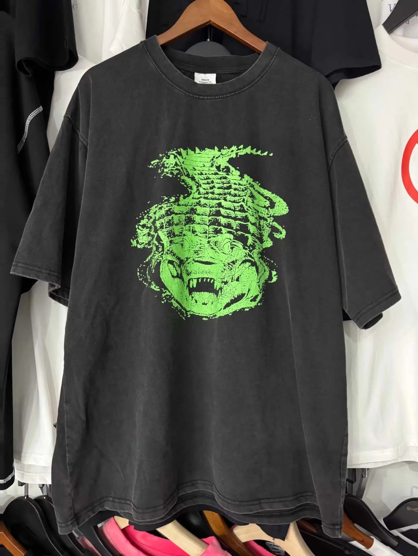 Oversized Heavy Cotton Print Tee