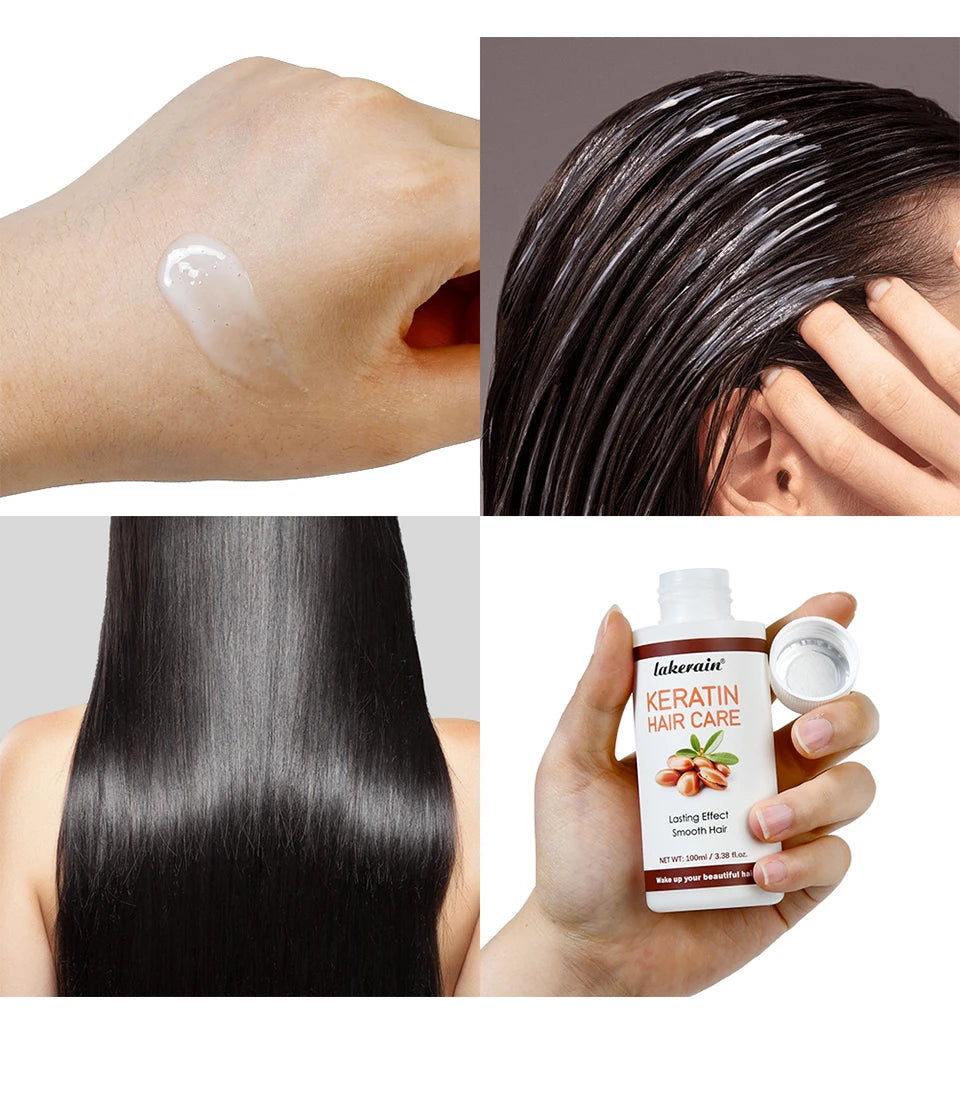 Hair Straightening Lotion Professional Keratin Treatment Cream Smoothing Soft Repair Perms Damaged Frizz Hair Care Products