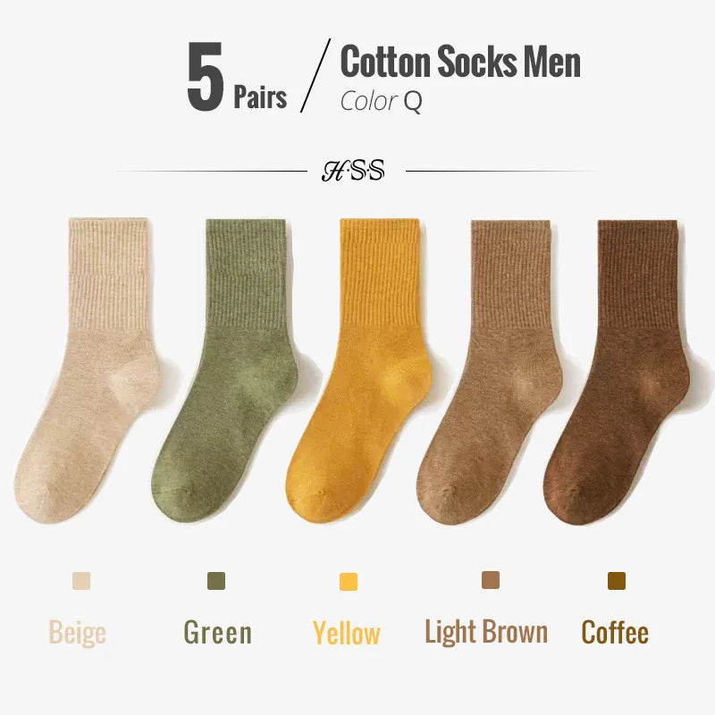 Combed Cotton Business Crew Socks