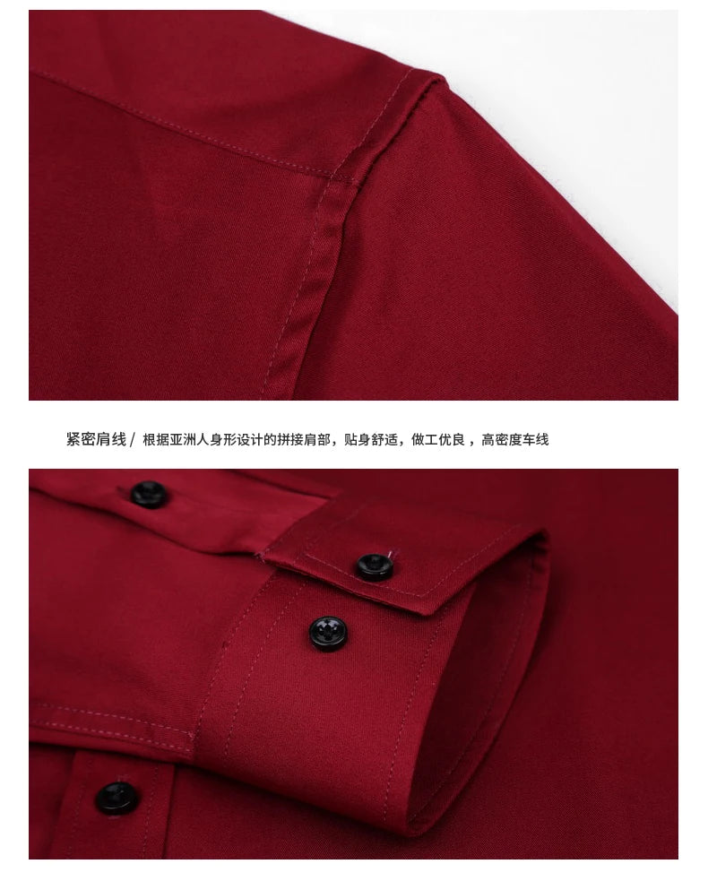 Slim Social Business Shirt Men