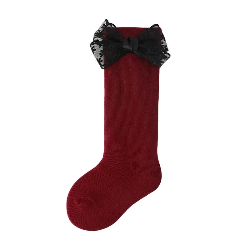 Baby Girl Lace Knee Socks