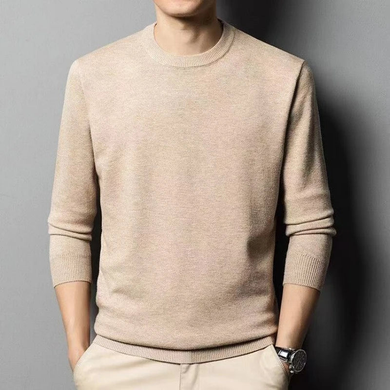 Elastic Warm Knit Pullover