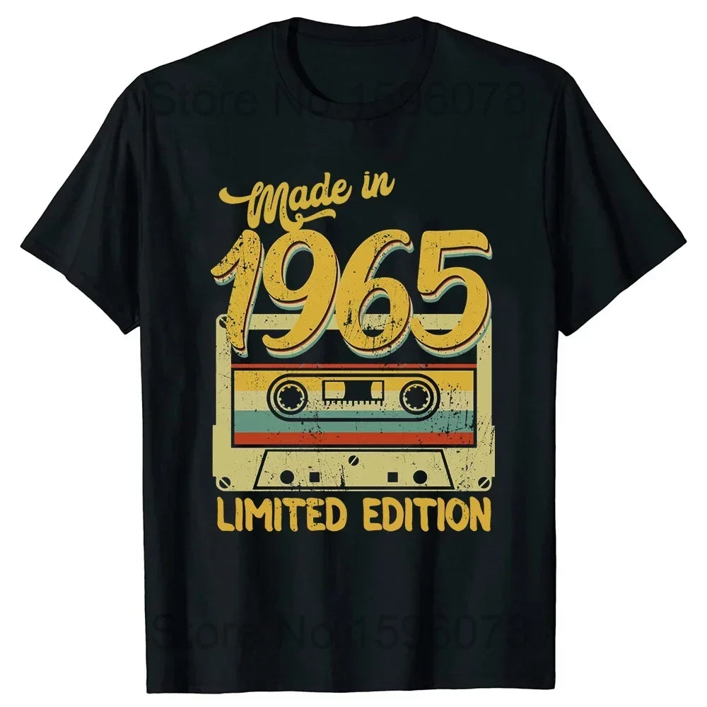 Vintage 1965 Birthday Graphic Tee
