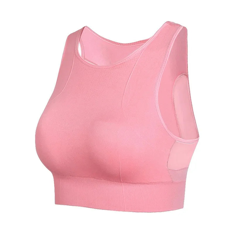 Sports Bras for Women Quick Drying Mesh Racerback Sports Bra Seamless Padded Sports Bra Yoga Bras Workout Bra Activewear Bra