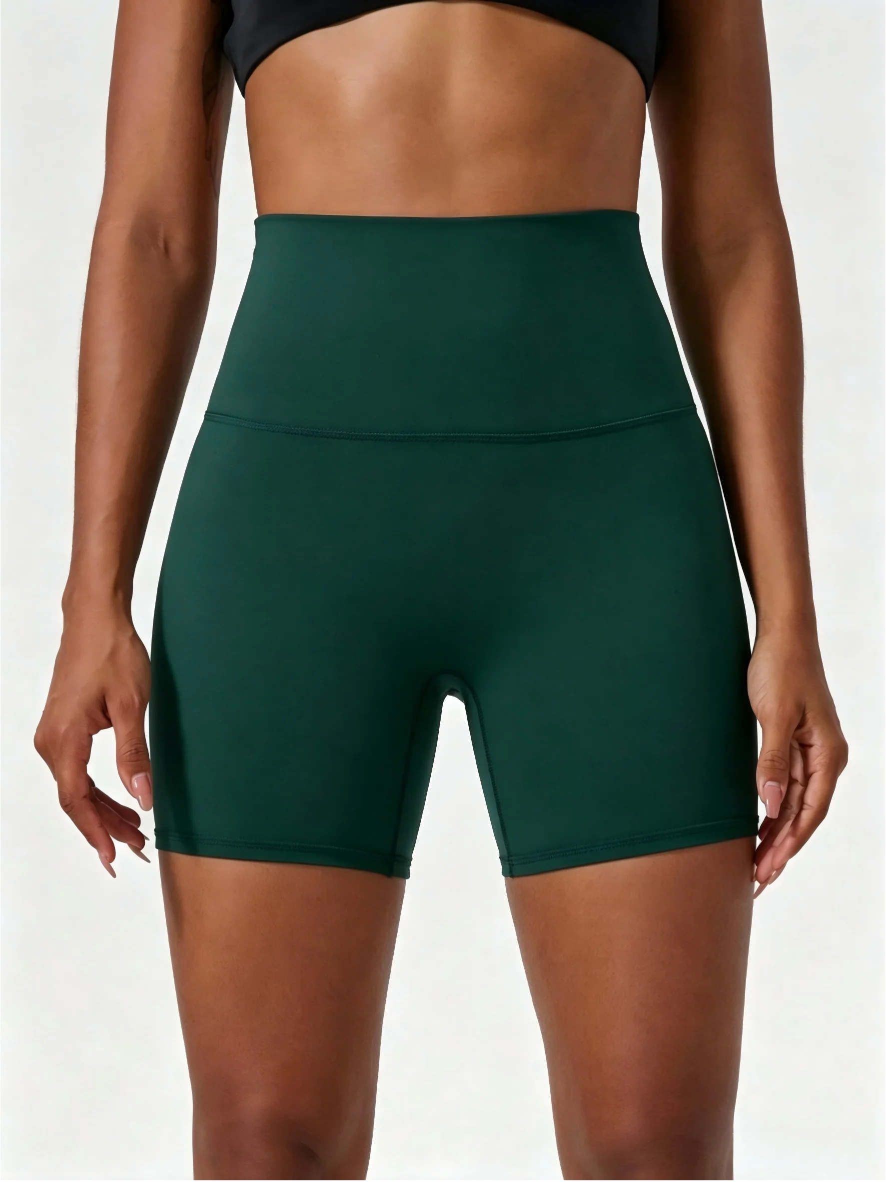 Women'S High-Waisted Stretchy Shorts - Slimming Summer Workout Shorts, Sexy Butt-Lifting Design, Casual and Versatile Styl