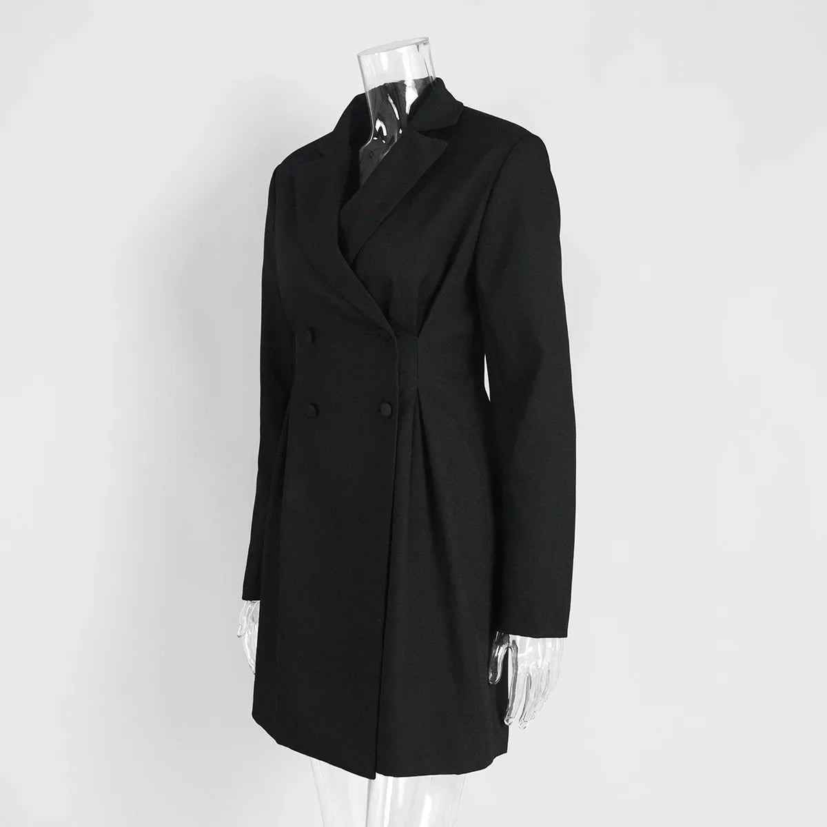 TITLE: Sophisticated Chic Blazer Dress Option