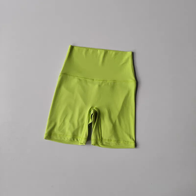 High Waist Naked Feeling Yoga Shorts for Women Fitness Running Shorts Cycling Sports Leggings Summer Workout Gym Running Shorts