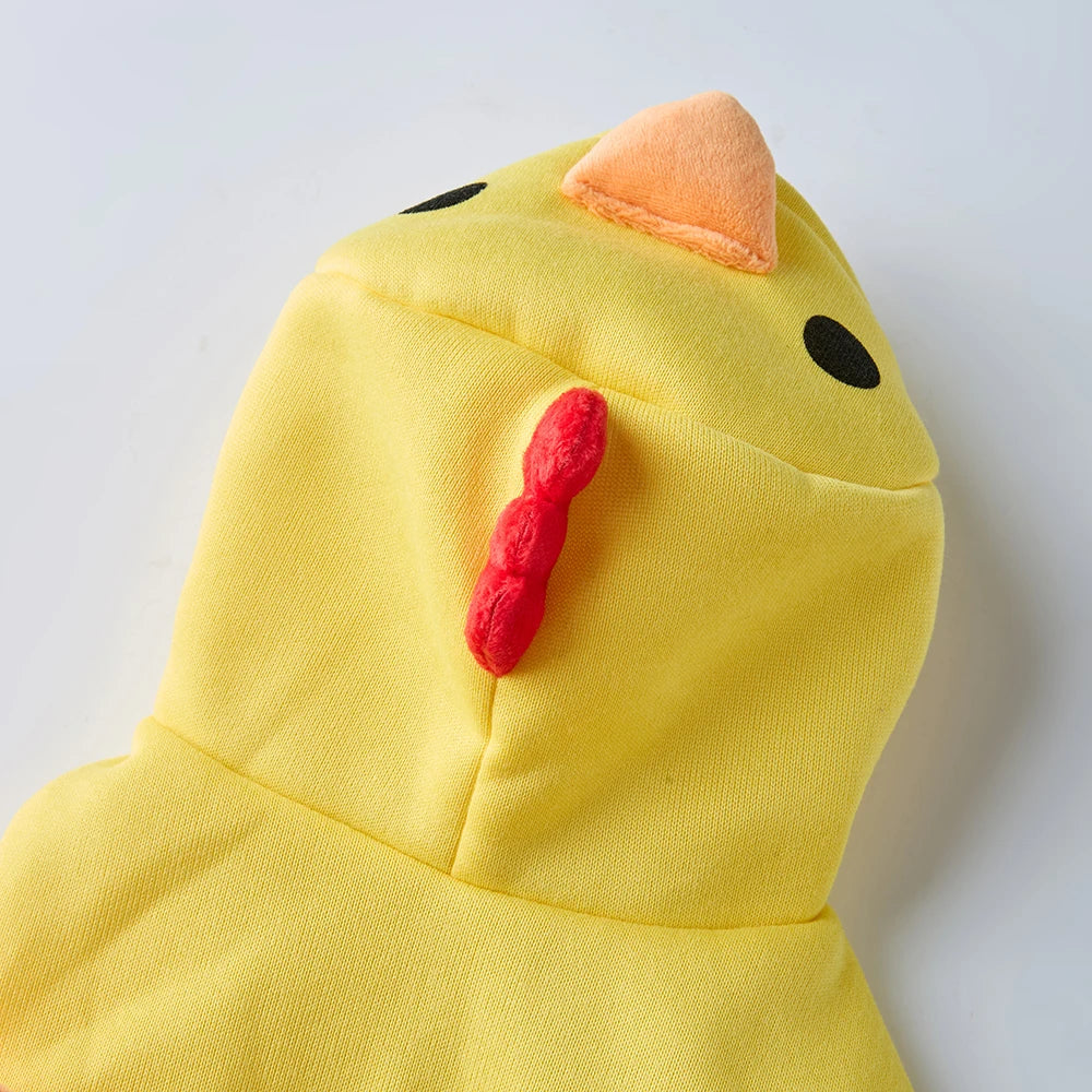 Yellow Chicken Pet Holiday Costume