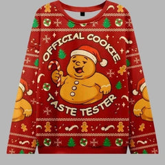 2025 Santa Claus Ugly Christmas Sweaters For Women Clothing Hilarious Animals Cat Raccoon Christmas Jumper Set Xmas Sweater Tops