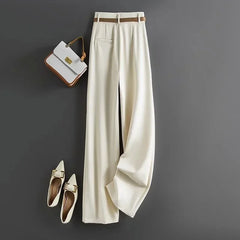Fluid Wide Leg Office Slacks