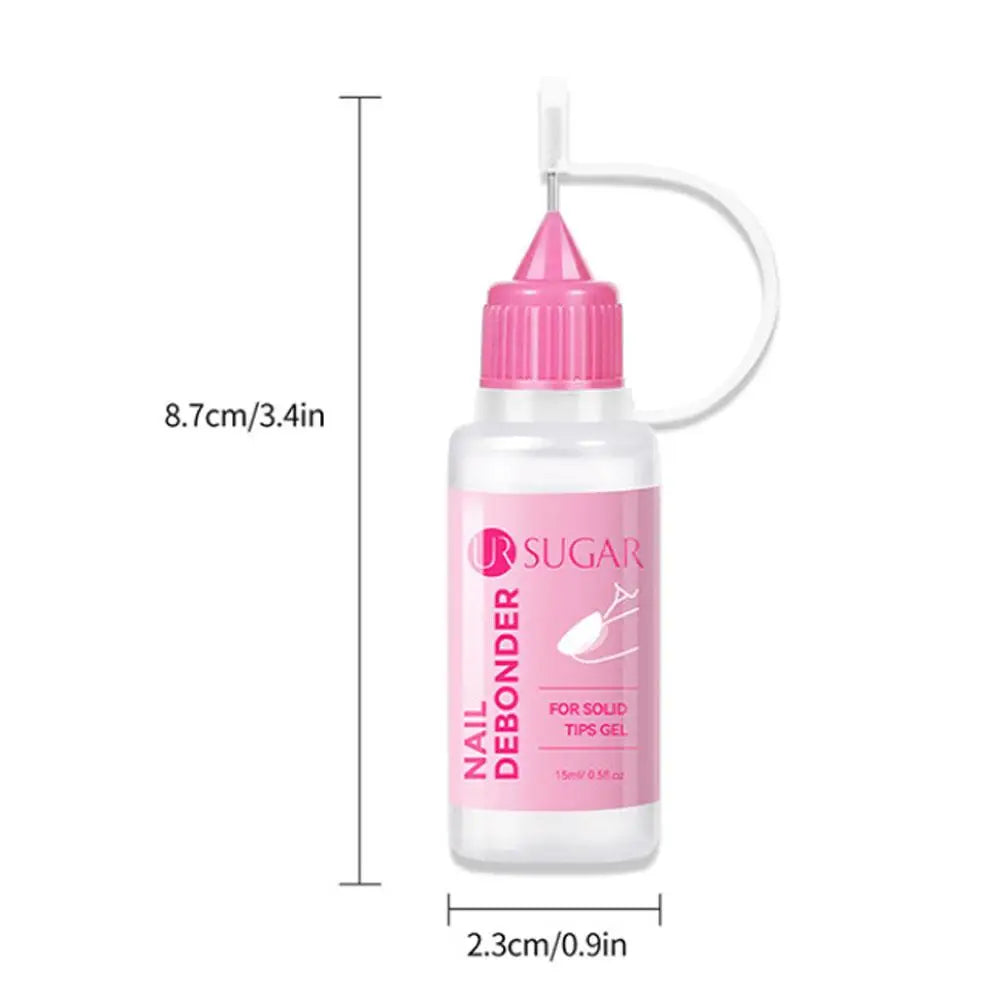 Nail Solid Gel Glue Remover & Debonder Fast Dissolve Liquid for Fake Tips Press On Nails, False Nails | Quick Manicure Tool