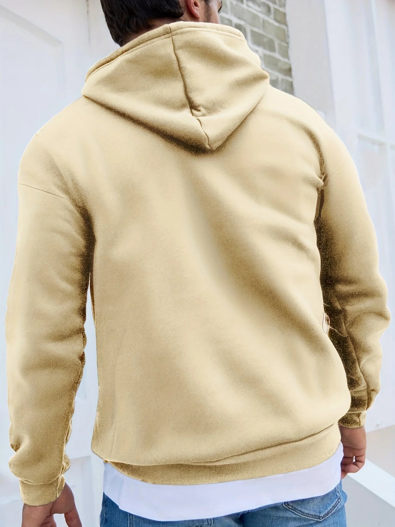 NASA Text Loose Casual Hoodie