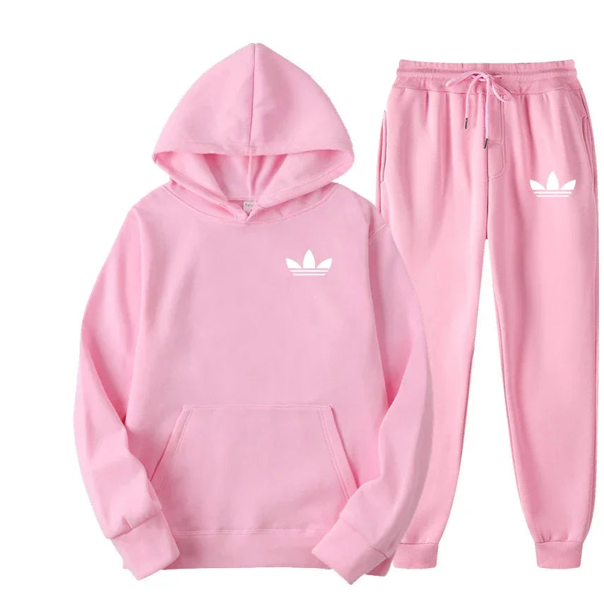 2025 New Men's Fashion Casual Tracksuits Outdoor Jogging Hooded Sets Sports Luxury Hoodie + Pants Suit Clothing
