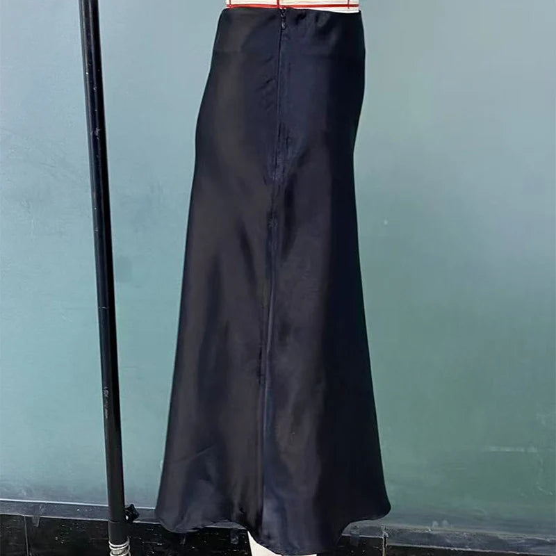 Elegant Summer A-Line Midi Skirt