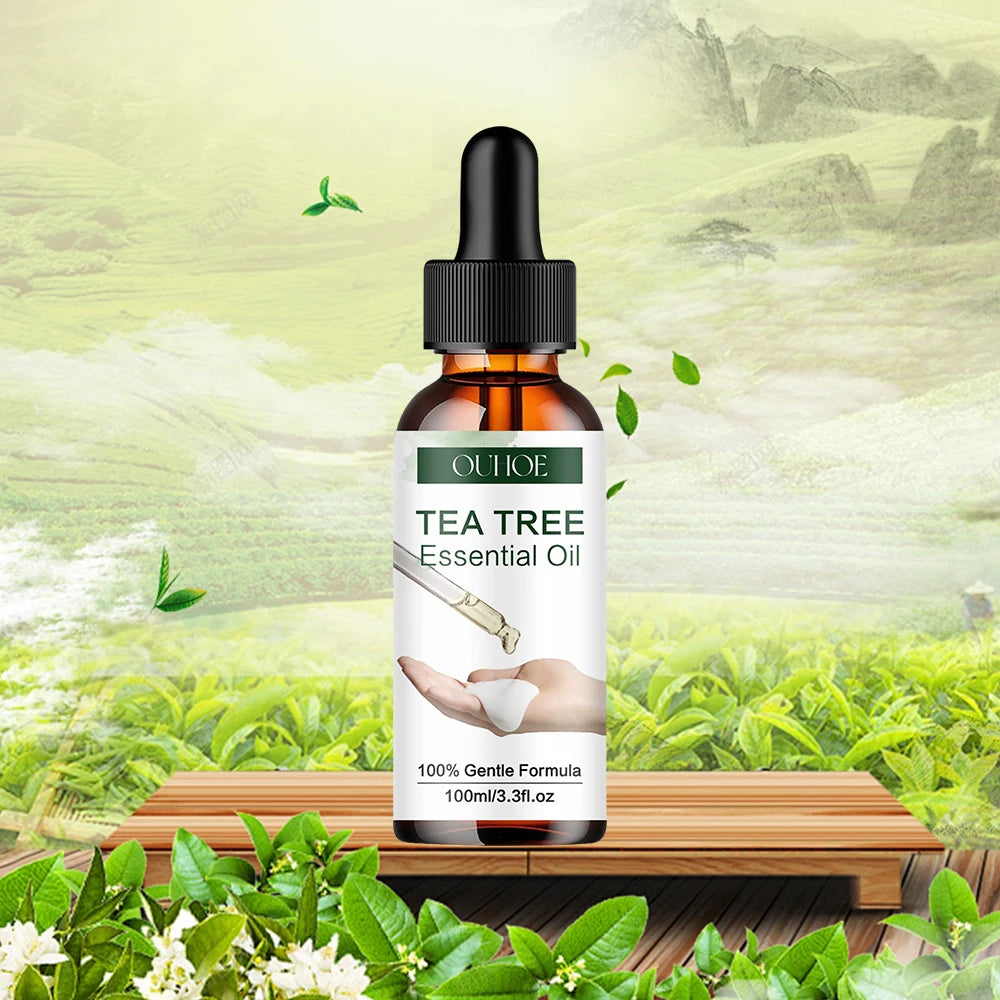 Natural Tea Tree Oil Moisturizing Facial Body Feminine Skin Care Skin Repair Moisturizing Aromatherapy Pure Massage Essential Oi