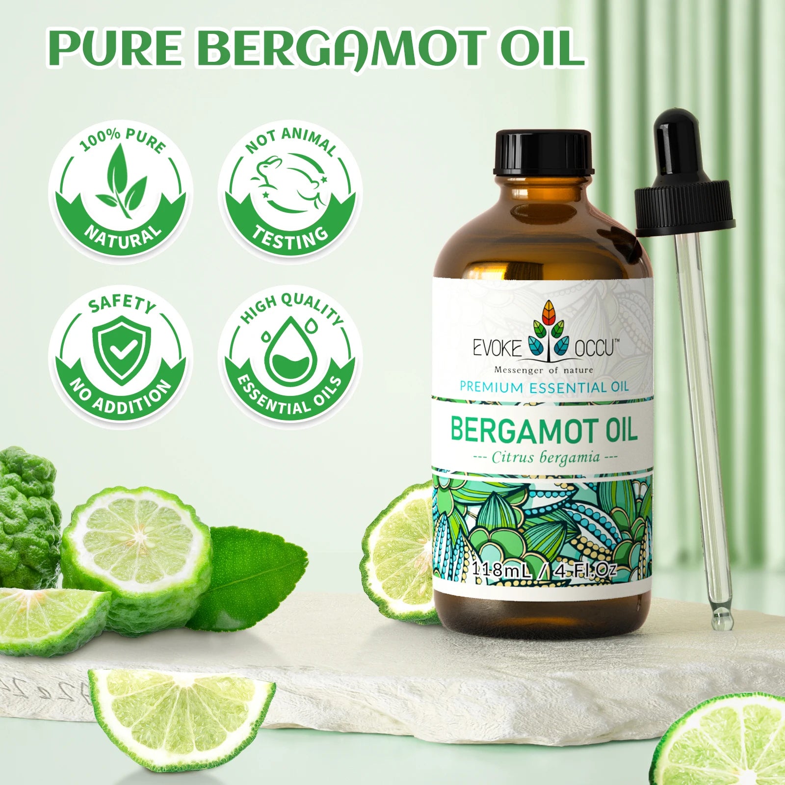 Natural Bergamot Pure Essential Oil