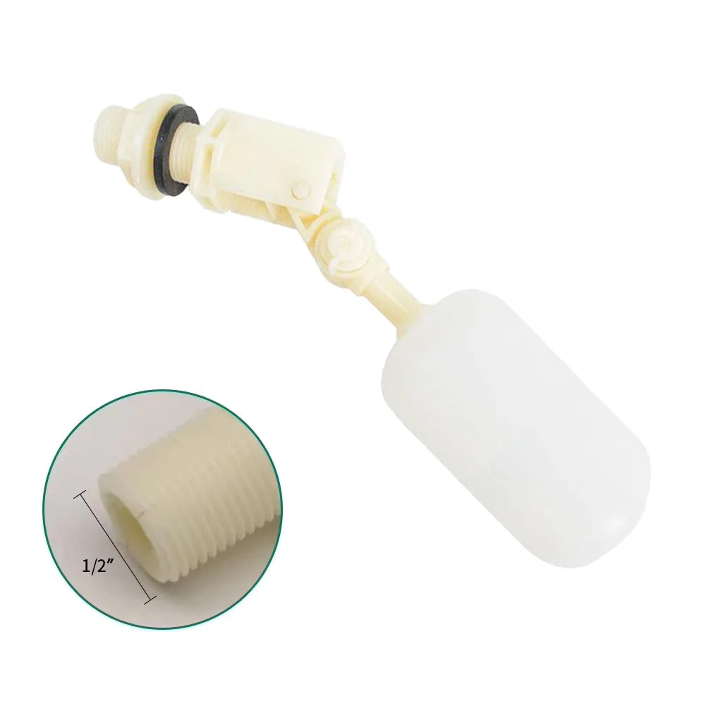 Farm Cattle Sheep Dog 1/2" Automatic Waterer Bowl Float Valve Plastic Fish Tank Aquarium Water Humidifier Valve Livestock Tool