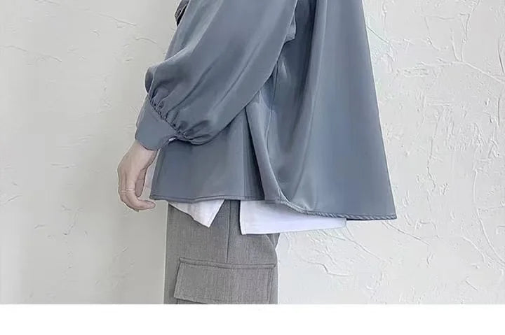 Loose Office Button Shirt Women