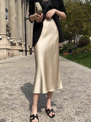 Silk Satin Skirts Premium Edition