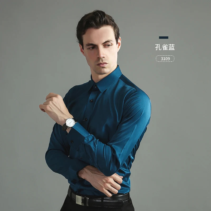 Slim Social Business Shirt Men