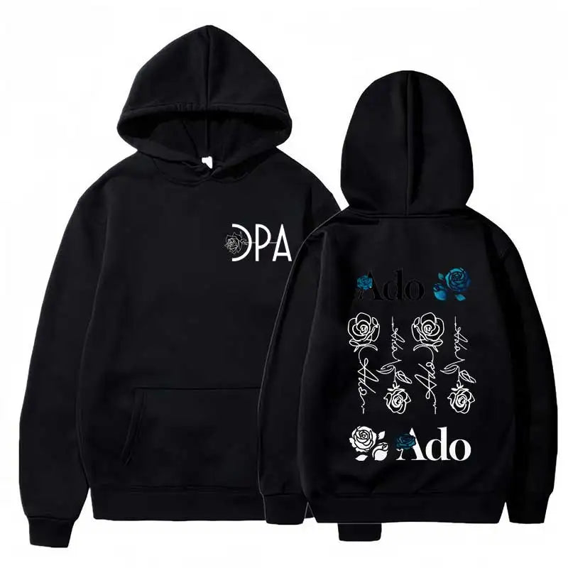 Ado World Tour 2026 Hibana Hoodie Men Women Fashion Japanese Style Pullover Jacket Unisex Casual Unisex Harajuku Sweatshirt