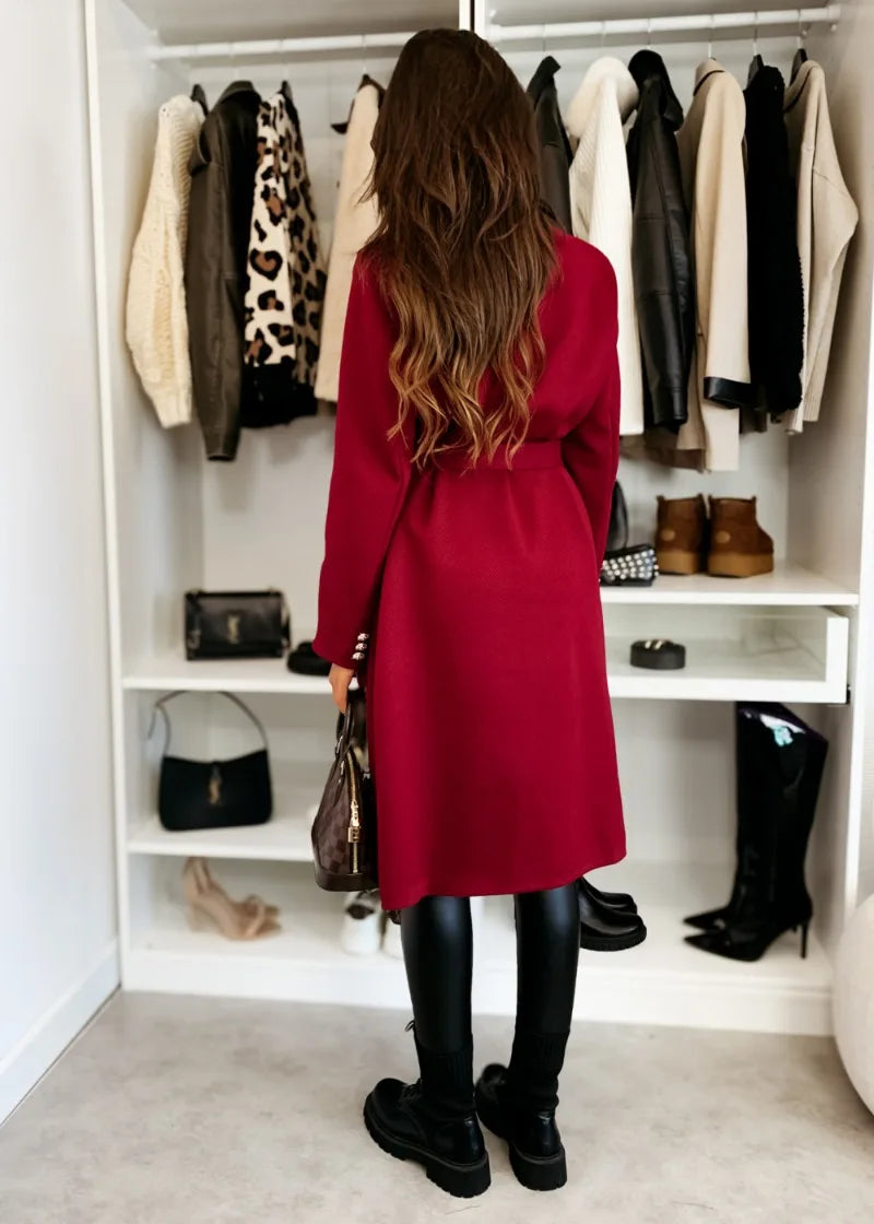 Vintage Double Breasted Wool Trench