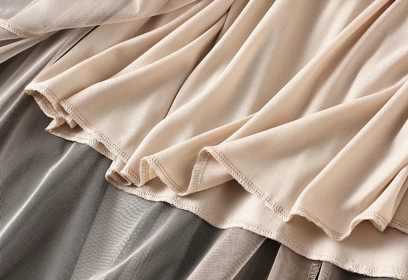 Women Skirt White Solid A-line Summer Simple Elegant Female French Style Fashion Vintage Long Skirt Oversized Women Skirt 0883
